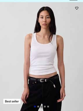 GAP Rib Scoop Tank Top